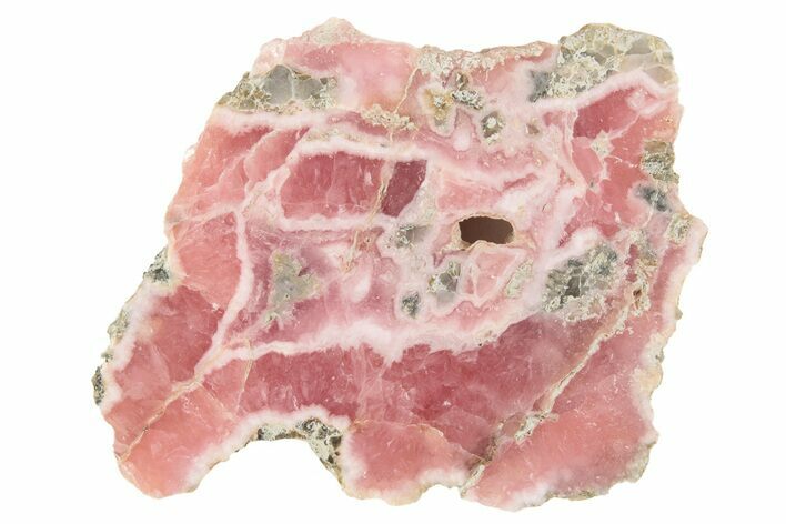 Polished Rhodochrosite Section - Argentina #232512